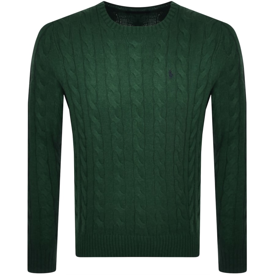 Ralph Lauren Driver Crew Neck Knit Jumper Green